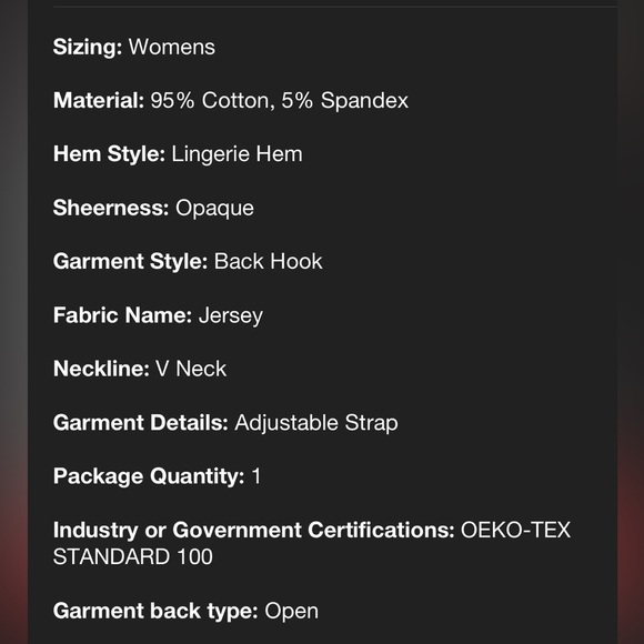 NWT wireless plunge bra - Picture 5 of 6